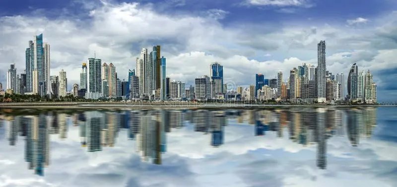 Large photo of Panama City, Panama. 